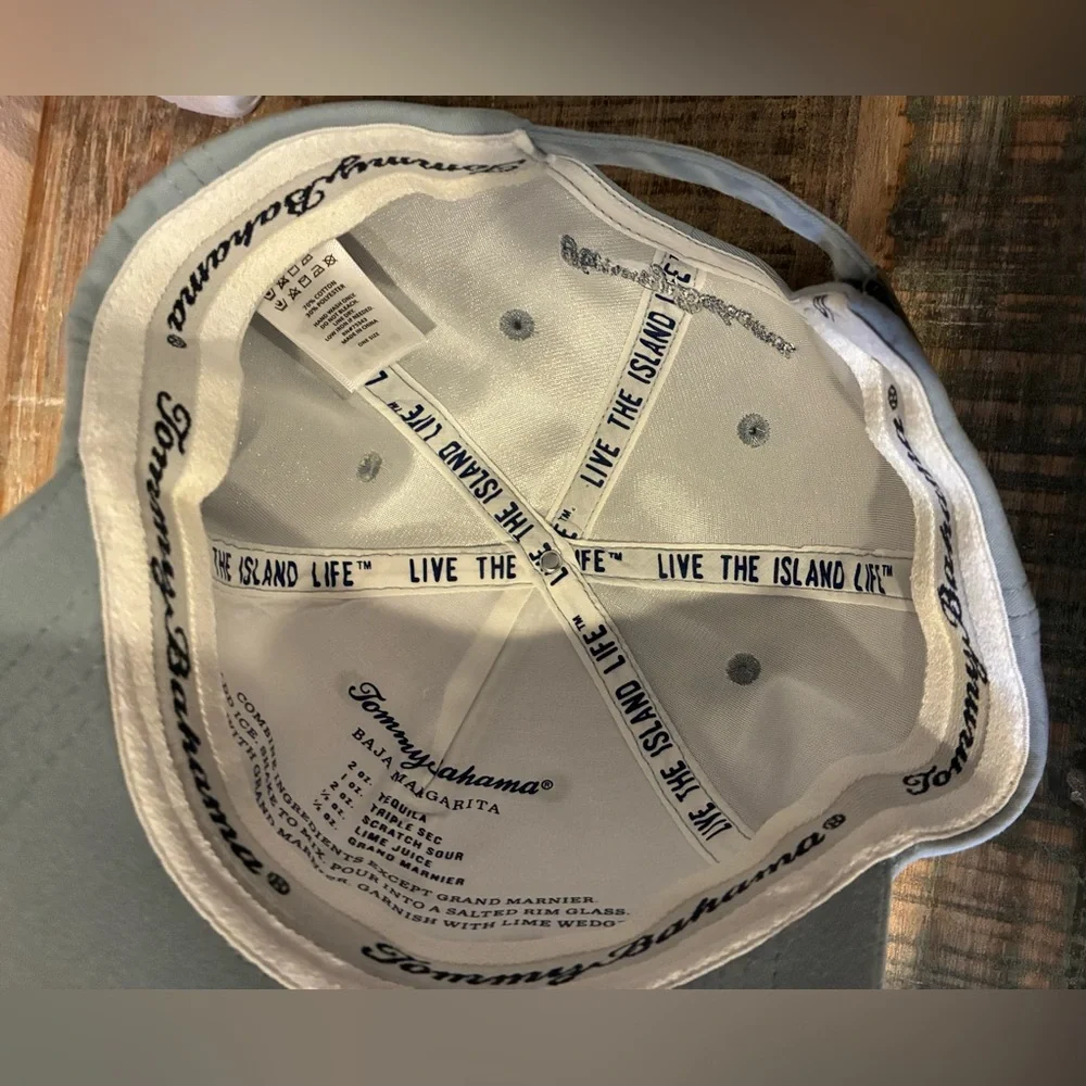 Tommy Bahama Light Blue Marlin Logo Hat Adjustable Strapback Golf Cap NWT - Picture 8 of 9